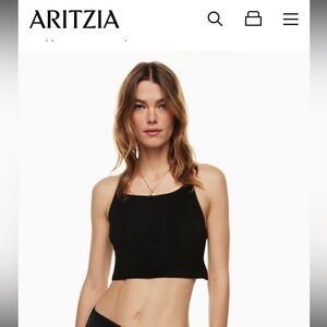 Aritzia Wilfred Cayenne Top